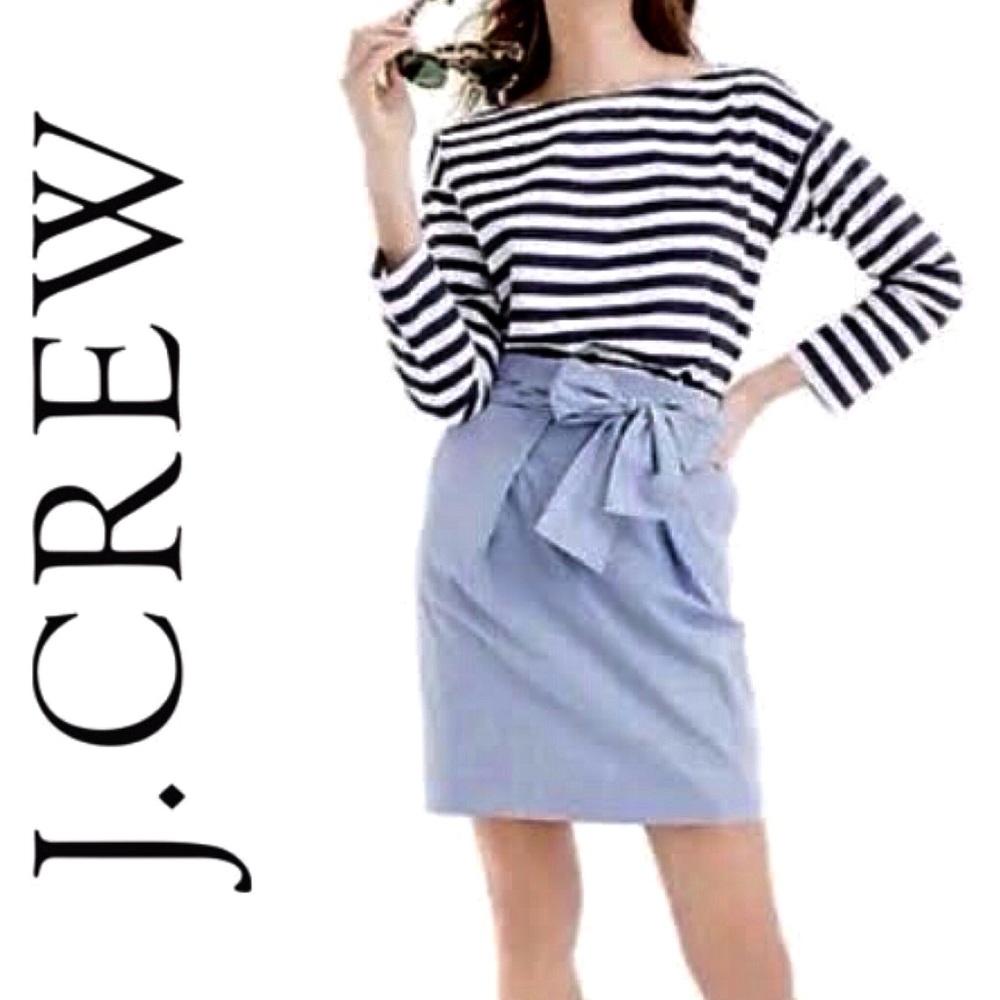 J. Crew Striped Skirt